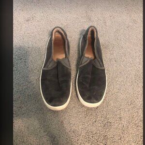 UGG Women's Gray Suede Leather Slip On Shoes Size 7